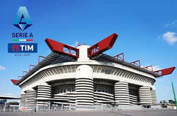 Immagine di San Siro, logo Serie A