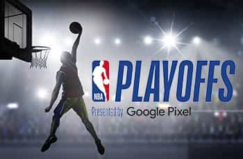 Giocatore a canestro, logo Playoff NBA