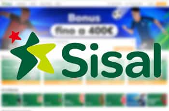 Immagine del sito di Sisal, logo Sisal
