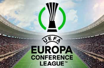 Stadio di calcio, logo Conference League