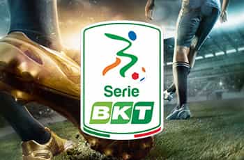 Calciatori in azione, logo Serie B