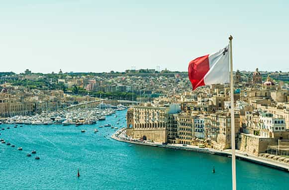 Immagine e bandiera di Malta
