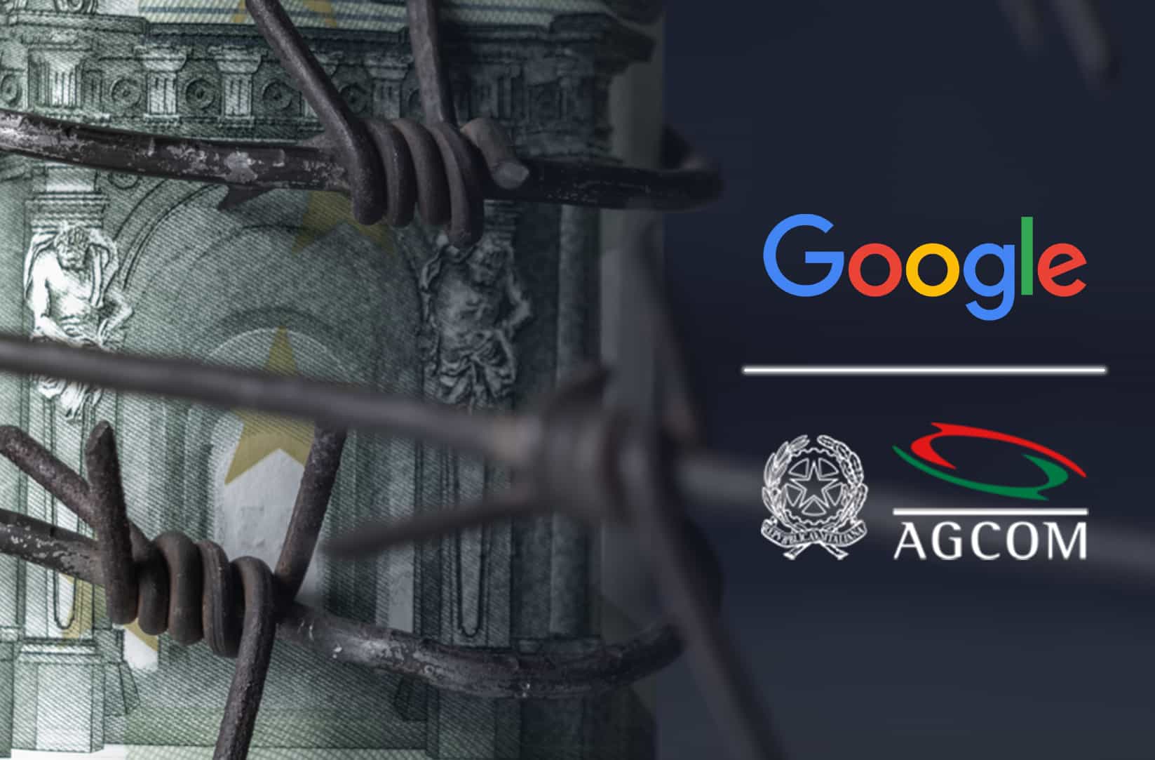 Logo Google, logo AGCOM