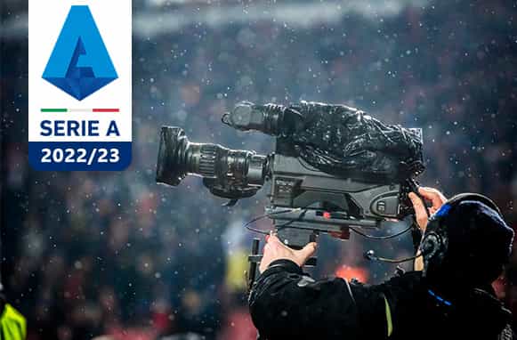 Cameraman allo stadio, logo Serie A
