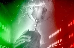 cup, italian flag