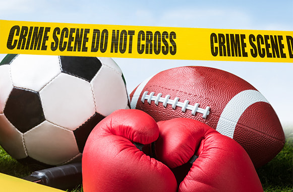 Attrezzi sportivi e scena del crimine