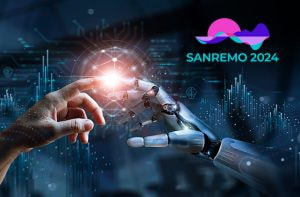 Artificial intelligence.  San Remo logo