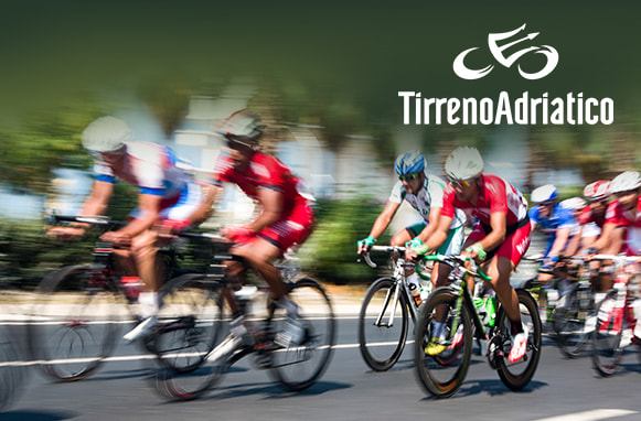 Ciclisti, logo Tirreno-Adriatico