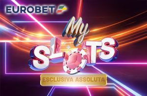 Scritta 'My slot', logo Eurobet