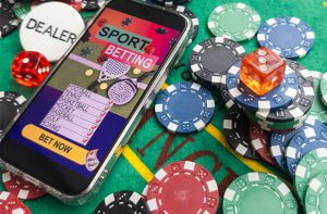 Fiches e smartphone con app scommesse