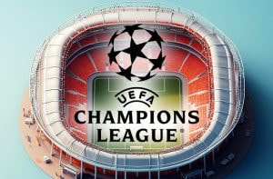 Stadio e logo Champions League