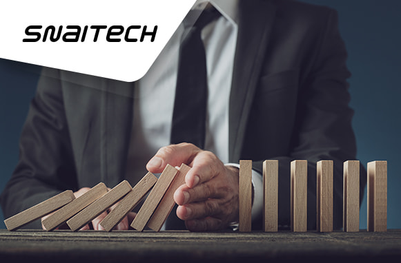 Logo Snaitech e tessere del domino 
