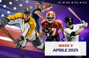Giocatori con scritta Week 4 aprile 2025