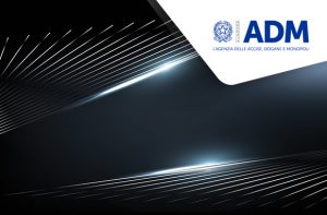 Logo ADM su sfondo scuro