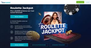 La promo casinò Roulette Jackpot di StarCasinò