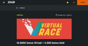 La promo scommesse Virtual Race di SNAI