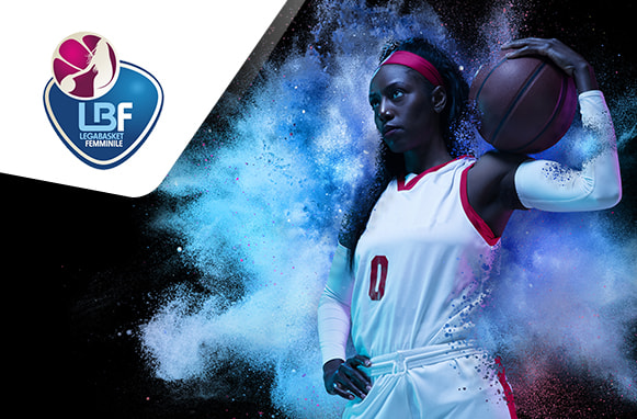 Giocatrice di basket, logo LBF