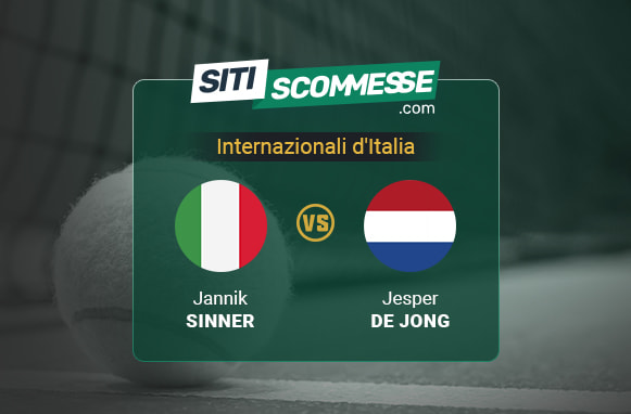 Pronostico Sinner-De Jong