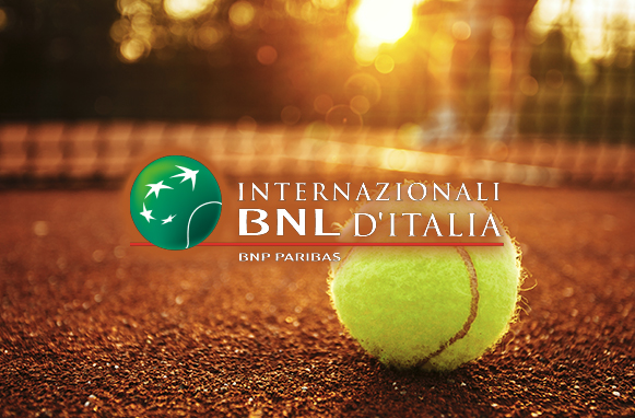 Pallina da tennis logo Internazionali d'Italia