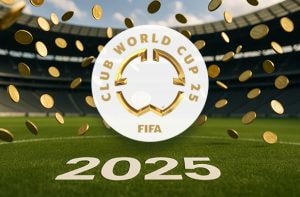 Logo Mondiale per Club 2025, monete d'oro