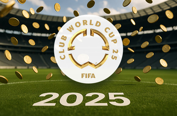 Logo Mondiale per Club 2025, monete d'oro