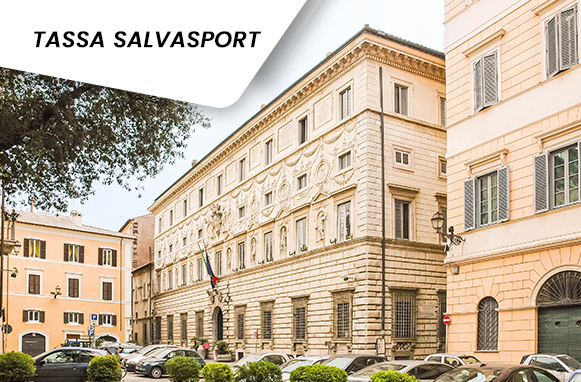 Ministero e scritta tassa salvasport