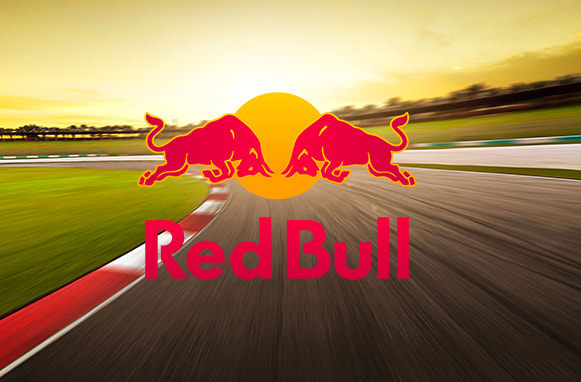 Pista di F1, logo RedBull