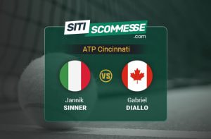 Sinner-Diallo 12 agosto 2025