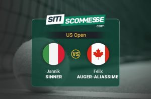 Sinner-Auger-Aliassime 6 settembre 2025