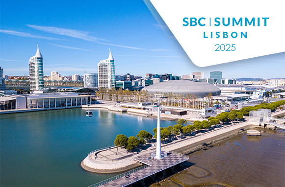 Lisbona e logo SBC Summit