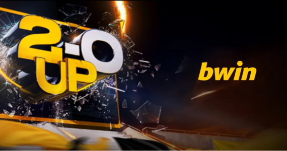 Schermata della promo 2up di bwin