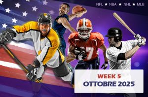 Sport USA: pronostici e quote di ottobre Week 5