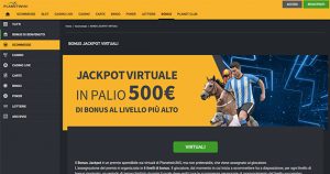 La promo scommesse Jackpot Virtuale di Planetwin365