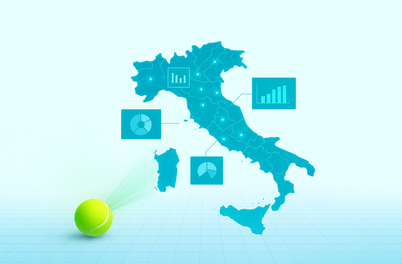 Mappa Italia Tennis Readiness Index 2025