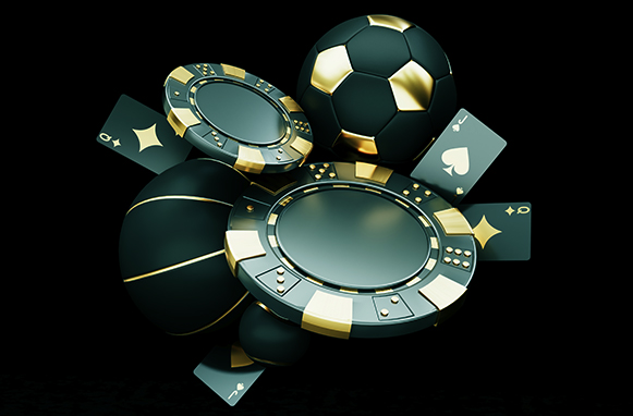 Fiches, carte e palloni da calcio