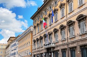 Esterno di Palazzo Madama a Roma