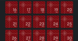 La promo casinò Calendario delle Feste di SNAI