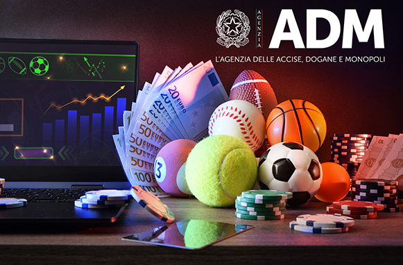 Strumenti sportivi, laptop, banconote e fiches