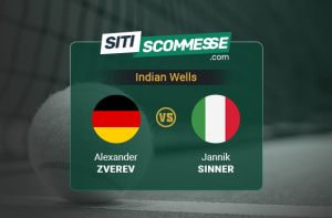 Zverev-Sinner 14 marzo 2026