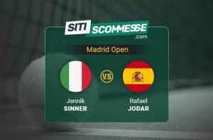 Sinner-Jodar 29 aprile 2026