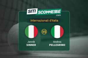 Sinner-Pellegrino 12 maggio 2026