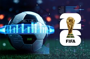 Pallone, grafici e logo Mondiali FIFA 2026