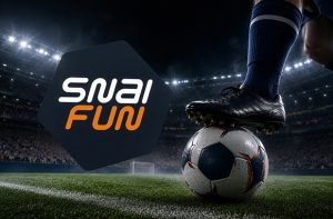 Logo SnaiFun e pallone da calcio
