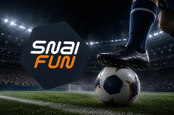 Logo SnaiFun e pallone da calcio