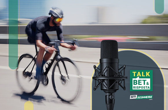 Ciclista, logo TalkBet&Risposta