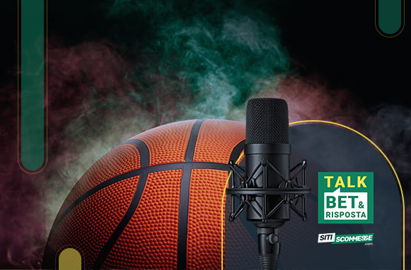 Pallone da basket, logo TalkBet&Risposta