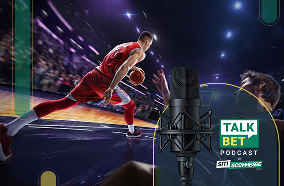 Giocatore di basket, logo TalkBet
