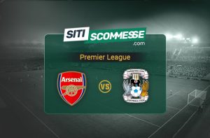 Arsenal-Coventry City 21 agosto 2026