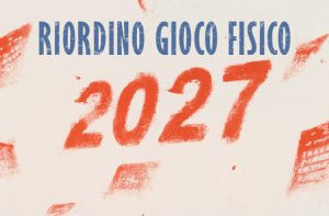 Scritta riordino gioco fisico e data 2027