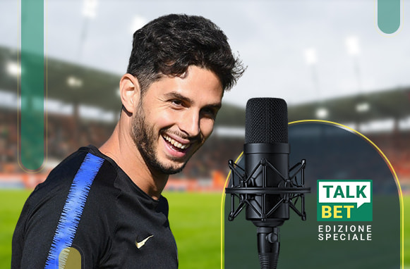Andrea Ranocchia, logo TalkBet Edizione Speciale